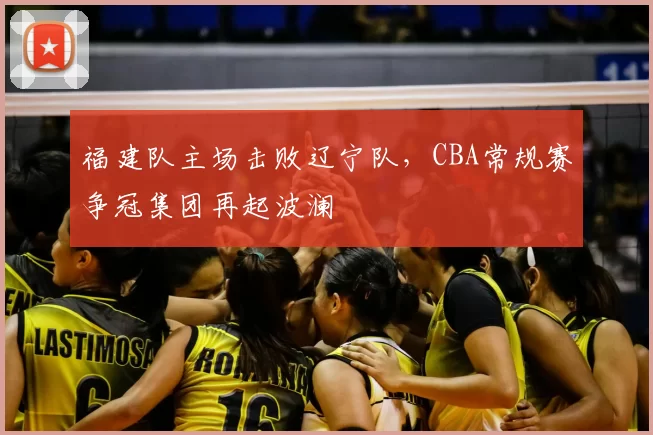 福建队主场击败辽宁队，CBA常规赛争冠集团再起波澜